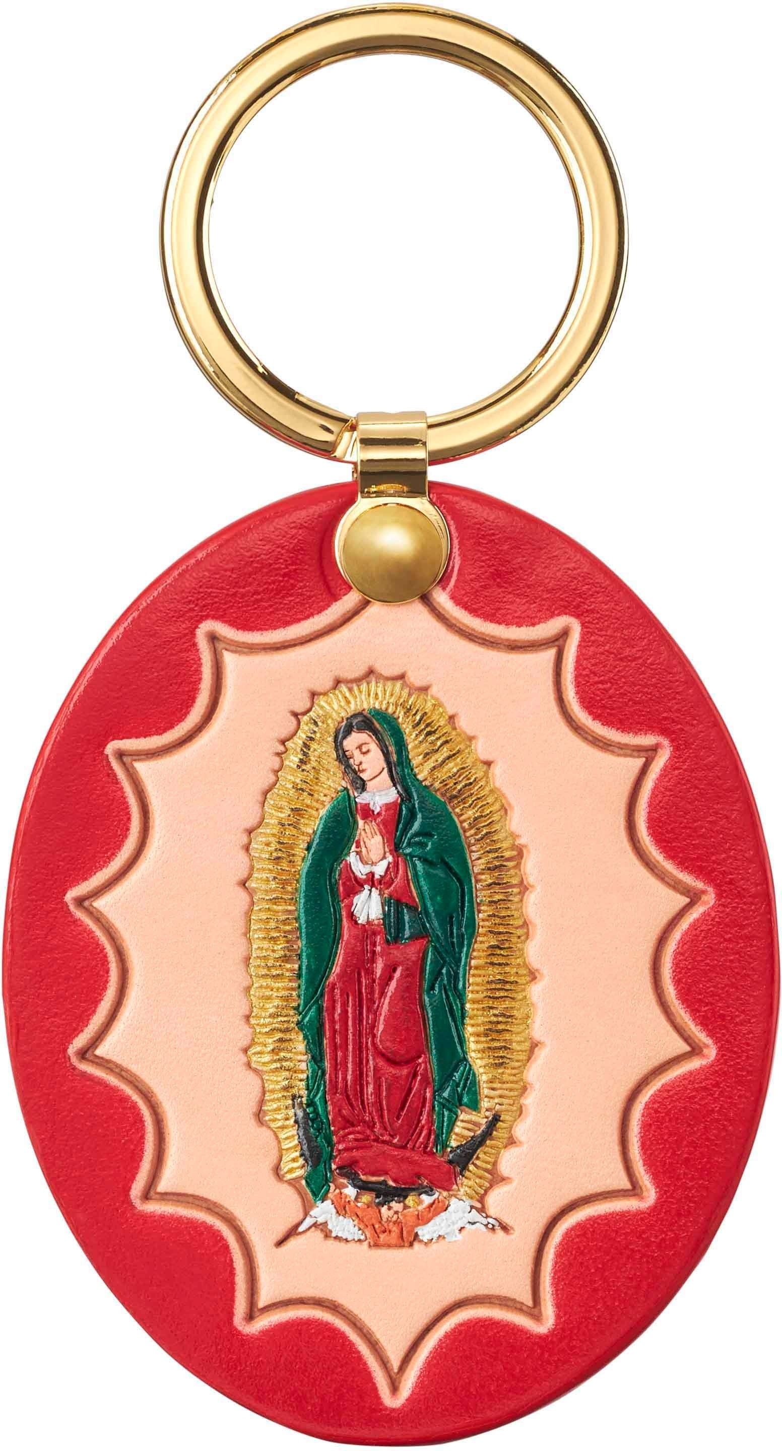 Guadalupe Leather Keychain view 15